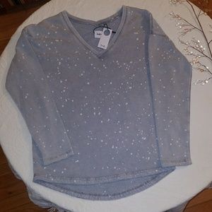 Gray Spotted Sweatshirt